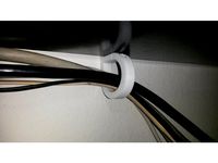 Customizable cable organizer for shelves V2 by valand70