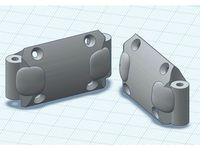 Stronger Lower Arm Holder for MyRCCar MTC by BotYoyo