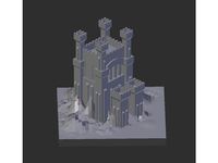 Inferno town from Heroes of Might and Magic 3 by KapitanPazur