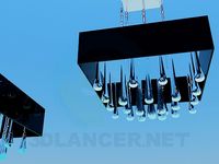3D Model Chandelier and sconces complete