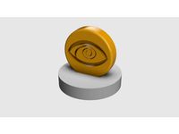 Eldritch Horror Focus Marker by casaria2