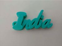 India keychain by originaldoc