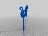 Cat hair pin  by Xeontiger