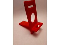 Minimalistic Collapsible Phone Stand by danieljoeblack