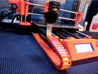 Pi camera mount and drag chain for Prusa MK2S by matador