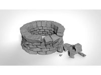 Stone Well 28mm terrain by 3dnecronlord