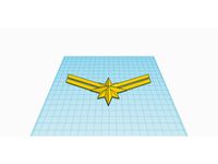 Captain Marvel emblem. by Noldwar