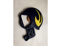 Michigan Wolverine Helmet Bottle Opener by theroar