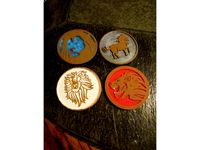 Lion Coaster set by Ladyisidore