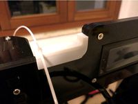 Anet A8 horizontal filament guide by Droscy