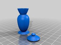 Vase w/ top by LeopardPrints