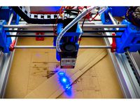 CoreXY Laser Engraver Mk2 by nagilum