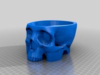 Skull Planter by aladisposition