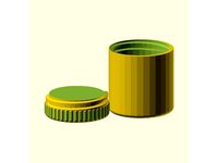 Cylindrical box with screw top by espr14