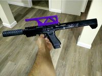 rail riser integrated iron sights by adas1223