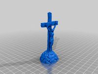 jesus with cross by gkhellas