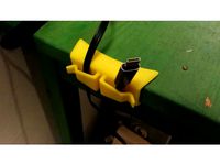 Table Edge Wire Routing Clip by EngineerErrant