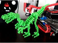 Dinosaur Skel for 3D Printer! - Terry the Dinosaur! by aalejandrovr24