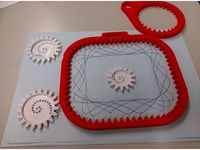 Spirograph Remix for little Kids by BePrint