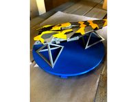 Spray Painting Spinning lazy susan, 608 bearing by Kahnindustries