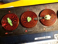 Battlestar Galactica BSG Board game Resource Wheels by takras