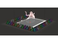 Sony Playstation 4 Pro (PS4) Stand (Homunculus loxodontus atlas) by maxim_saplin