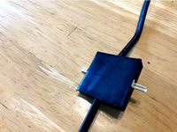 2.54mm Plug Splitter and Mount (for 12VDC LED Pot Lights) by DaveMakesStuff