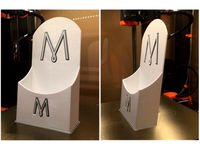 Brochure Holder for MOPS (Mothers of PreSchoolers) by muddyfeet