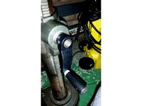 Drill press height adjustment handle by woggin