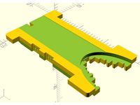 Educational Linotype matrix F by Zigazou