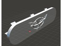 Corvette C5 door panel access cover with logo by TommyC5