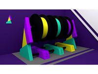 Mosaic Spool Holder by SensibleDesign