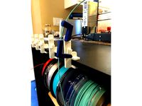 Prusa MMU 2.0 Filament Guide Shelf Mount by machadolab
