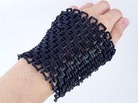 3D Printed Chainmail  by BeAMaker