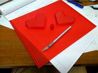 Heart shape pencil case by Murphyal