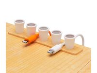 USB cable holder of coffee type by EIJIRO