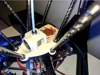 Quiet Lightweight Magnetic Print Head - Kossel - e3D V6 by TBehr