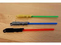 Lightsaber Keychain (Fitted, Three Pieces) by aguzinski