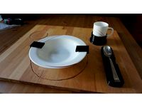 Dishes Holder - daily living aid for the visually impaired by MakersHelpCare