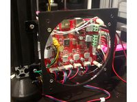 Tronxy x5s Controller Board 120mm Fan Adapter by unnefer