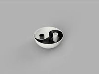 Ying Yang (pistachio) bowl by luckyx182
