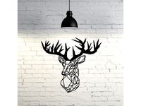 Deer Wall Sculpture 2D by UnpredictableLab