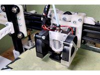 Tevo Tarantula Hot End mount for E3D V6 clone and Modular X-carriage by karliszalitis