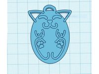 Kitten key chain necklace thingy   by Askgov