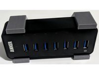 Anker USB hub under desk mounting bracket by amallik123