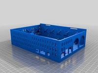 AM8 Electronics case + raspberry (octoprint) + ramps + dual mosfets + zip tie + 120mm Fan by splifnat