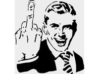 Stencil meme fuck you! by UnpredictableLab