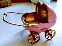 Twin baby carriage (sylvanian family) by pedervanroest