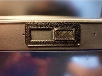 Slim webcam cover by pfml