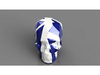 Interlocking Low Poly Skulls by AdamsLab